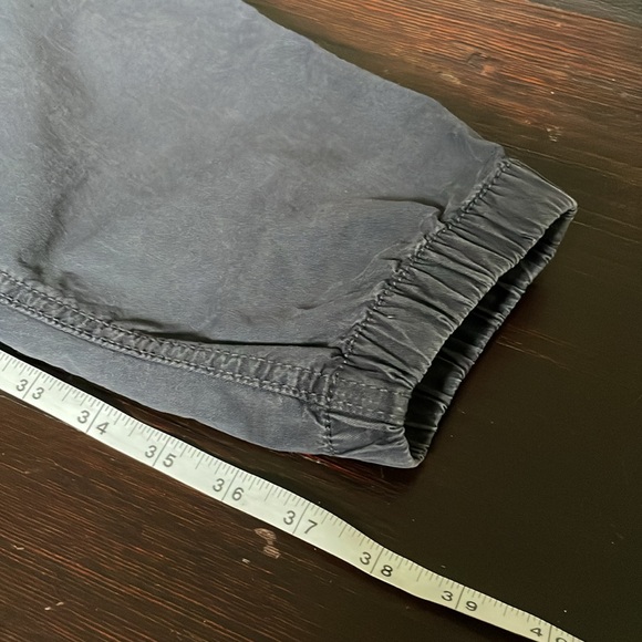 Navy Men's AE American Eagle Flex Trekker Woven Cotton Joggers In Size Small - Picture 10 of 13